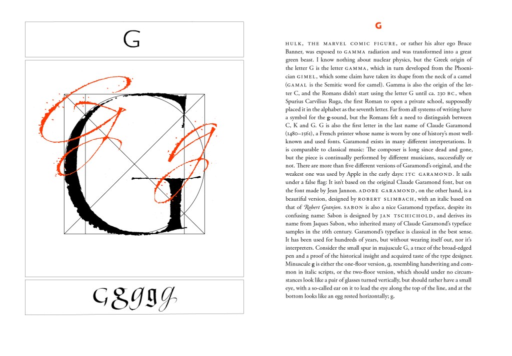 The letter G – https://www.christopherhaanes.com
